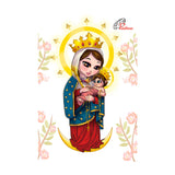 Mini ring notebook Virgin of Chiquinquirá (Ruled)