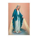 Virgin of the Miraculous Medal lined notebook