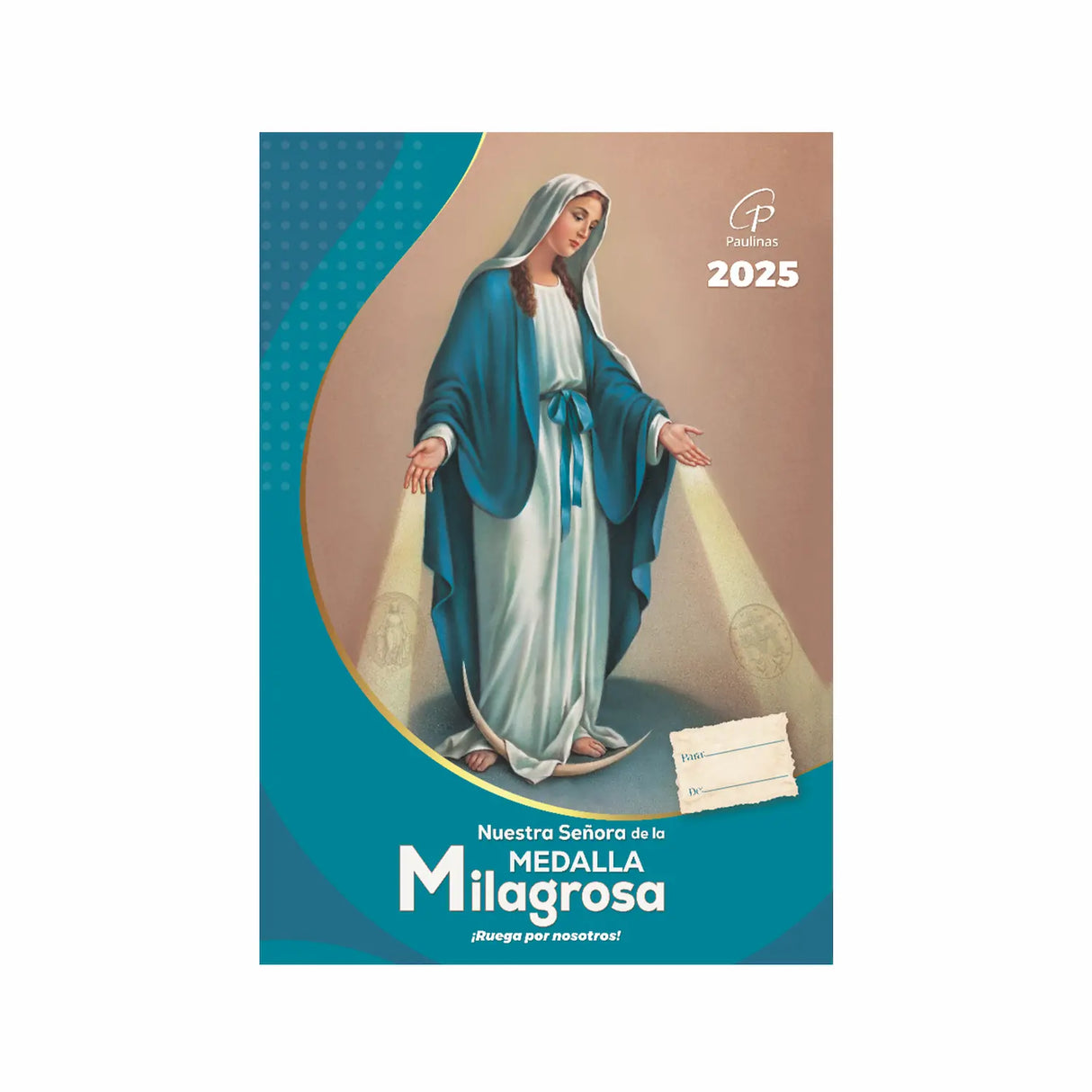 Calendario de pared - Nuestra Señora de la Medalla Milagrosa 2025