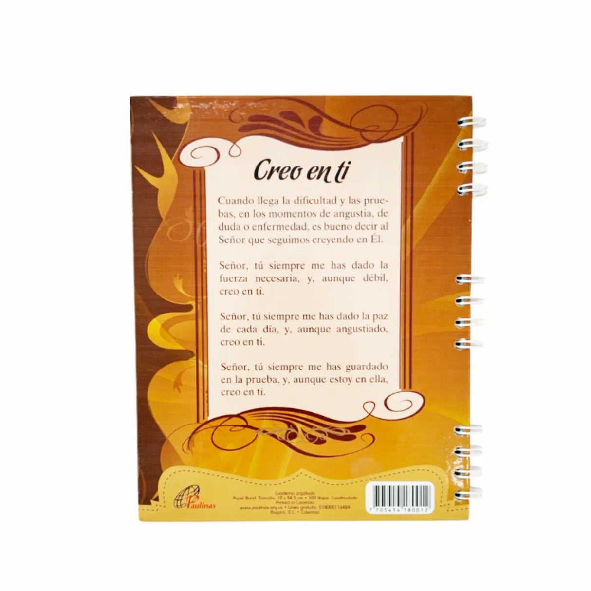 Jesus ring notebook (ruled)