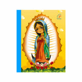 Children's notebook with sewn lines - Virgin of Guadalupe 