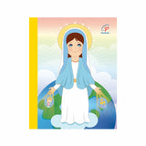 Children's notebook with sewn lines - Virgin of the Miraculous Medal 