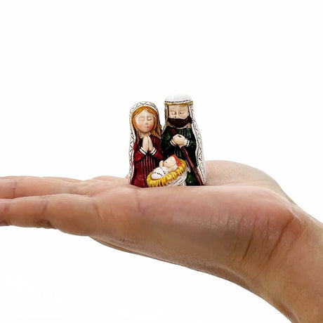 Pesebre jesús en cuna - 4 cm