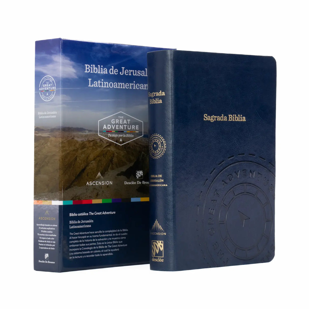 Biblia de Jerusalén Latinoamericana - The Great Adventure con estuche