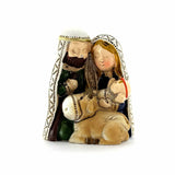 Pesebre niño jesús y burro - 4 cm