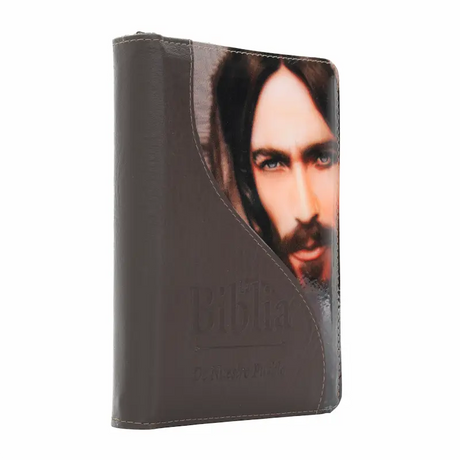 The rustic Bible of Our Town with leather case